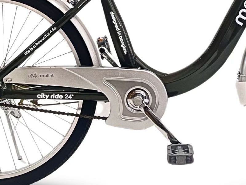 Full chainguard, crank and pedal