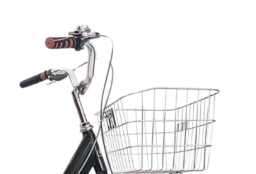 Wire front basket, grips and brake levers