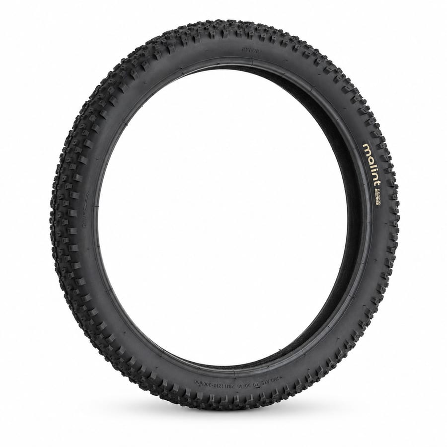 MTB tyre tread, close up