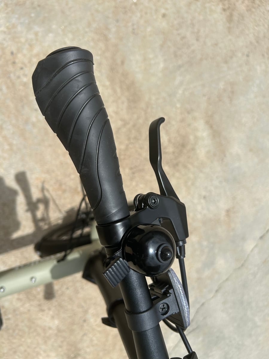 Moulded grip end